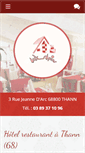 Mobile Screenshot of hotelrestaurantauxsapins.com